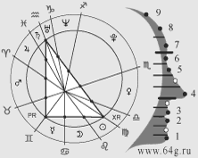 черты лица согласно аспектам знаков зодиака в астрологическом круге